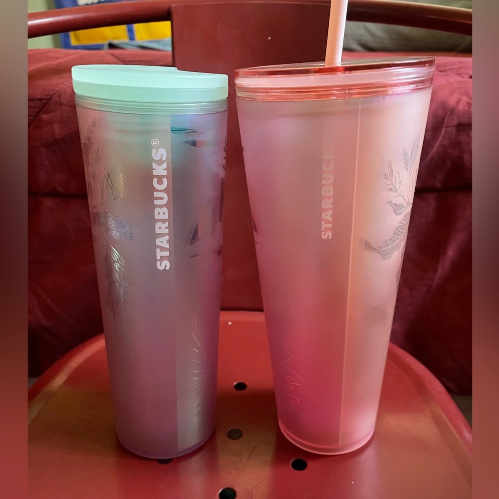 New!!! Starbucks cups, selling together collection 2022 spring rose gold mermaid